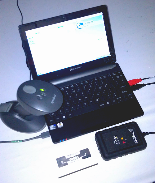RFID Encoding Station with ThingMagic RFID Reader and Smartrac Dogbone